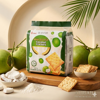 Cette boîte de biscuits à la noix de coco de 220g est l'énergie douce et énergisante que votre étagère de cuisine vous fait envie. Fournisseur ODM.