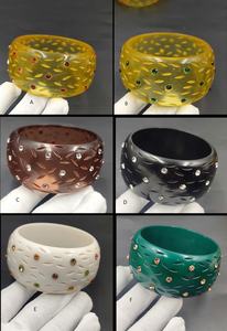 Bracelet en résine fait main écologique, modèle style ange, design moderne et élégant, taille personnalisée - Product Image 6