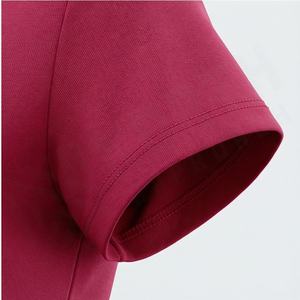 เสื้อยืดคอกว้างทรงบ็อกซ์สั้น สีตามสั่งสำหรับผู้หญิง ผ้าฝ้ายออร์แกนิคหรูหรา ผ่านการซักก่อนส่งออก มาตรฐาน GOTS เนื้อผ้านุ่ม ระบายอากาศได้ดี ทรงหลวมสบาย - Product Image 6