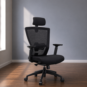 Kinsha Modern Ergonomic Executive Lift Office Chair High Back <b>Power</b> Adjustable Fabric <b>Mesh</b> Plastic Frame 3D Armrest - Product Image 1