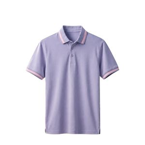 Casual Men's Polo <b>Shirt</b> Short Sleeve <b>Collared</b> <b>T</b> <b>Shirt</b> Breathable Cotton Blend Fabric Summer Everyday Wear Custom Apparel OEM ODM - Product Image 3