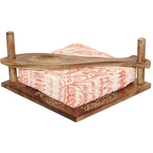 Porta Servilletas Decorativo de Madera para Mesa de Restaurante, Soporte para Servilletas de Cocina, Porta Servilletas Minimalista de Madera para Mesa de Comedor - Product Image 1