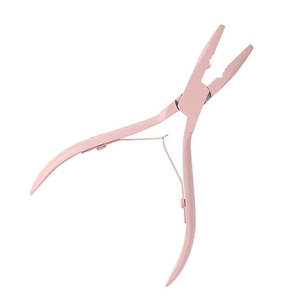 Stainless Steel Hair Extension Tools Kit Professional Microbead Plier C Type Pulling <b>Needles</b> Loop <b>Threader</b> Tool Hair Sectioning - Product Image 1