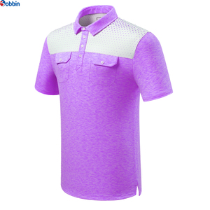 Chemise polo décontractée pour homme, style tendance, respirante, manches courtes, élégante, pour le golf, avec poche, vêtements de sport - Product Image 4