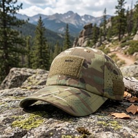 Casquette tactique d'extérieur, chapeau de pêche d'été avec protection solaire, pare-soleil pour l'alpinisme, chapeau en maille Ripstop avec fermeture auto-agrippante