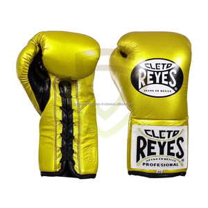Guantes de Boxeo Cleto Reys de Cuero Vacuno de Alta Calidad, Profesionales, Transpirables y que Absorben la Humedad, para Artes Marciales - Product Image 1