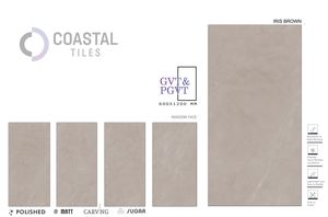 กระเบื้องปูพื้นแบบด้าน 9 มม. กระเบื้องพอร์ซเลนขัดเงา 600x1200 มม. / 24x48 ดีไซน์คลาสสิกทันสมัย กระเบื้องอิฐทนไฟคุณภาพพรีเมียม ได้รับการรับรองมาตรฐาน CE - Product Image 5
