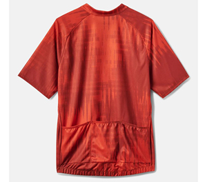 Camiseta Deportiva de Ciclismo Ajustada Roja para Hombre Sprint Sports, Manga Corta, Secado Rápido, Impresión por Sublimación, Poliéster - Product Image 3