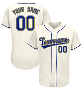 Maillots de baseball royaux en gros, uniformes de baseball unisexes de haute qualité, logos personnalisés, noms d'équipes, numéros imprimés, tailles plus grandes - Product Image 3