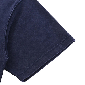 Summer Vintage Distressed Washed Men Women Oversized <b>T</b>-shirts V Neck Custom Your Own Front 100% Cotton Heavyweight Acid Wash - Product Image 4