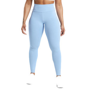 Pantalones de Yoga Largos de Cintura Alta en Color Azul Claro para Mujer, Transpirables, con Absorción de Humedad, Cintura Elástica, Spandex/Nylon, para Gimnasio y Running - Product Image 2