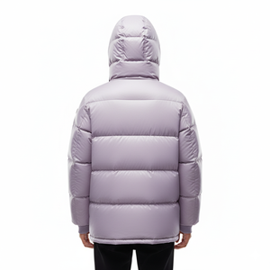 Chaqueta de Invierno Acolchada para Mujer, Gruesa, Cálida, Personalizada, con Capucha, Reversible, Impermeable, Rellena de Poliéster, Color Negro, Venta al Por Mayor - Product Image 6