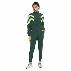 Professional Women Sublimation Sports Tracksuit Custom Printed <b>Jacket</b> and Matching Pants with Advanced Breathable Polyester - Product Image 4
