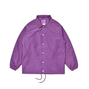 Men's Yellow Solid Color Shirt Jacket Turn-down Collar Breathable Casual Spring Regular Fit <b>Long</b> Sleeve Polyester <b>Coat</b> - Product Image 2