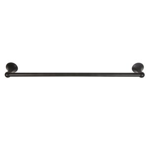<b>Modern</b> Matte <b>Black</b> <b>Bathroom</b> <b>Accessories</b> Set 5-Piece Wall Mounted Towel Bar Towel Ring Robe Hook Toilet Paper Holder - Product Image 3