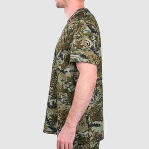 เสื้อเจอร์ซีย์แขนยาวป้องกันแสงแดด UPF 50+ ออกแบบเองได้ ผลิตจากโพลีเอสเตอร์ผสมสแปนเด็กซ์ คอเสื้อเหมาะสำหรับตกปลา มีไซส์พลัสสำหรับผู้ชาย แห้งเร็ว - Product Image 2