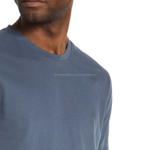 Camiseta de Cuello Redondo de Algodón Premium para Hombre, 56% Nailon, 33% Poliéster, 11% Elastano, Absorbe la Humedad, Transpirable - Product Image 4