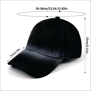 Gorra de Béisbol Unisex de 6 Paneles, Color Contrastante, Sarga Ajustable, Estilo Casual para Adultos, Diseño Degradado Azul y Negro - Product Image 3