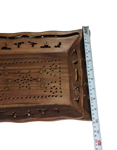 Plateau de service en bois moderne et écologique Plateau décoratif pour la cuisine à la maison pour les collations et le dîner Commandes en gros Bienvenue - Product Image 5