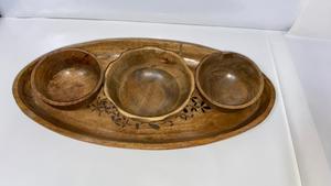 Bandeja de madera Bandeja para servir Bandeja de madera hecha a mano Bandeja Lezer Bandeja de madera - Product Image 5