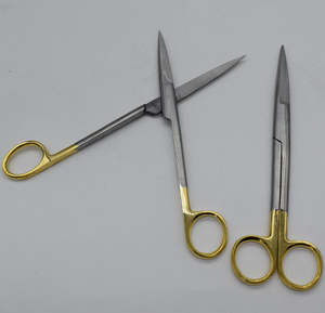 กรรไกรผ่าตัด TC ไอริสทำจากสแตนเลสใช้ในชั้นเรียนที่โรงพยาบาลรับประกัน1ปีเครื่องมือ CE ISO - Product Image 1