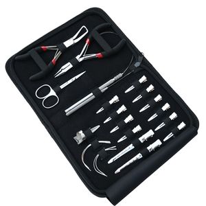Professional Hair Extension Tools Kit with <b>Silicone</b> <b>Beads</b> in Black Brown and Beige Microlink Pliers Scissors Loop and Hook - Product Image 6