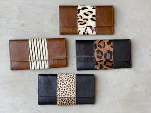 Bolso de mano de piel de vaca para mujer, nuevo estilo, negro - Product Image 5