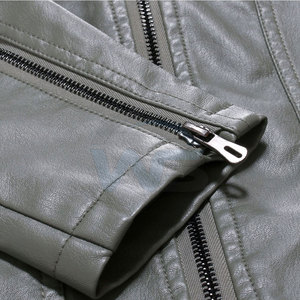Veste d'hiver en cuir de haute qualité pour homme, design personnalisé, prix avantageux, marque privée, logo sur le devant, écologique - Product Image 5