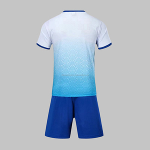 เสื้อฟุตบอลไซส์ใหญ่พิเศษปักโลโก้เสื้อแขนสั้นพิมพ์ลายพิมพ์ซับลิเมชันตามสั่ง - Product Image 3