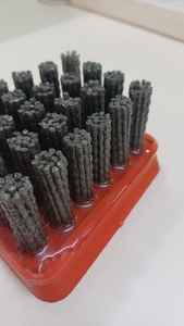 Disco Abrasivo de Carburo de Silicio Frankfurt FFT, Grano 320, Forma Trapezoidal, Alta Dureza, 7 cm, para Acabado Lapatro - Product Image 3