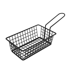 Cestas de Almacenamiento para Comida Rápida, de Metal, Bambú, Hierro y Alambre, Diseño Flexible, Contenedores para Servir Pan, Sándwiches, Hot Dogs, Frutas y Hamburguesas - Product Image 1