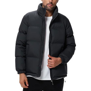 Custom Winter Unisex Hooded Color Block Bubble Jacket Loose Fit Breathable Quilted Puffer Coat <b>Ski</b> Travel Hiking OEM Branding - Product Image 5