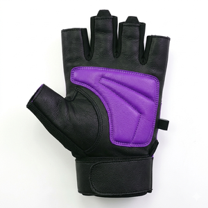 Gants de fitness demi-doigts pour entraînement Cross-fit, protection des paumes, couleur personnalisée, pour musculation et entraînement en salle de sport - Product Image 5