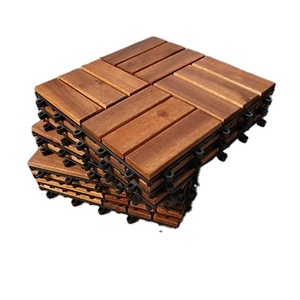 Azulejos de suelo de cubierta de madera de acacia de grado superior, técnicas suaves, antideslizantes, impermeables, uso moderno en interiores y exteriores, gran oferta - Product Image 1
