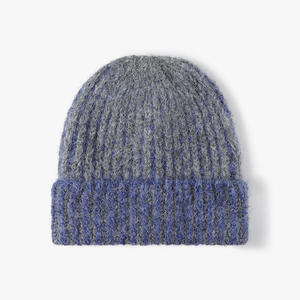 Wholesale <b>Winter</b> Striped Custom Design High Quality Bows Beanie Outdoor Windproof Custom <b>Hats</b> for Women <b>Men</b> Beach - Product Image 5