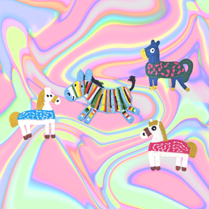 Patch brodé 3D en toile décoratif en forme de cheval, à coudre, pour la personnalisation de vêtements et de chapeaux - Product Image 2