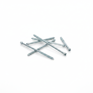 Tornillos para Madera de Acero al Carbono con Doble Rosca, Zincados, Métricos/Pulgadas, Grado Industrial PDC, Clase 4.8 6.8, Cabeza Ranurada, Parcialmente Roscados - Product Image 1