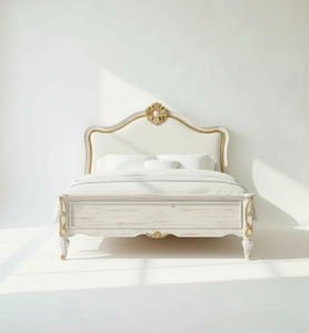 Industrial Wooden Leg Bed king Size Bed Bedroom Furniture Wooden Bed Premium Quality Best Selling Bedroom Furniture 2026 - Product Image 2