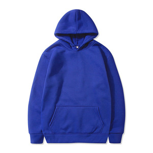 Sweat-shirt à capuche vert pour homme, coupe classique, en molleton de coton, pull décontracté avec poche avant, couleur unie, sweat-shirt tricoté - Product Image 4