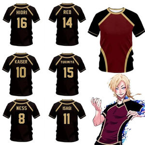Uniforme de Fútbol 2026 de Primera Calidad, Camiseta de Manga Corta con Cuello Redondo y Diseño 3D Anime, Personalizable para Hombre y Mujer, Hecho en Pakistán - Product Image 2