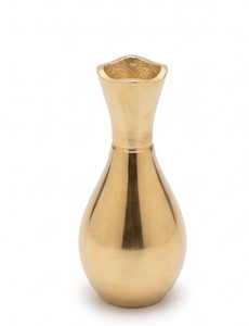 Premium Vintage Modern Fancy Hot Luxury Aluminum Raw Gold Fancy Metal Table Top Decorative Flower <b>Vase</b> Home Decorative <b>Mini</b> <b>Vase</b> - Product Image 3