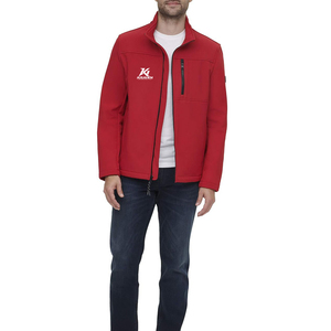 Chaqueta de Uniforme Escolar Tipo Softshell con Impresión de Logotipo Personalizado, Tela Resistente al Viento y Opciones de Color Rojo 2026 - Product Image 1