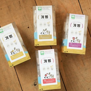 [EJ International] Gaeppeong Friandise pour chien à base de riz soufflé, végétalienne, à la patate douce violette, faible en gras, en forme d'os - Product Image 4