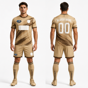 Service OEM, uniforme de football, polyester et élasthanne de haute qualité, respirant, doux, séchage rapide, excellence athlétique - Product Image 1