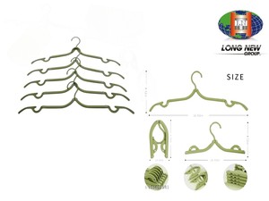 LONGNEW OEM Custom Foldable Travel Garment <b>Hanger</b> <b>Space</b> <b>Saving</b> Folding Clothes <b>Hanger</b> - Product Image 3