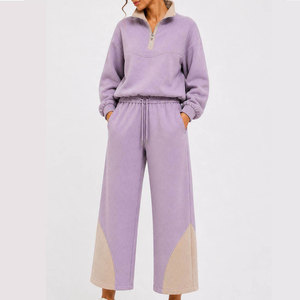 Servicio OEM, Conjuntos Deportivos de Manga Larga para Mujer, Conjuntos Deportivos de Moda para Mujer, Conjuntos Deportivos de Algodón Ajustados para Mujer - Product Image 1
