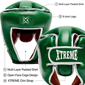 Protège-tête de kickboxing MMA, protection de la tête pour l'entraînement, résistant aux chocs, léger, pour entraînement intensif MMA - Product Image 2