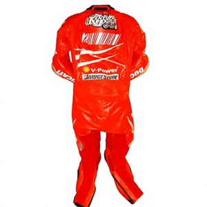 Traje de Carreras Nicky Hayden MotoCP Ducati 1 Pieza de Cuero Vacuno/Canguro para Moto/Conducción Mono MotoCP/Traje para Motociclista Profesional - Product Image 2