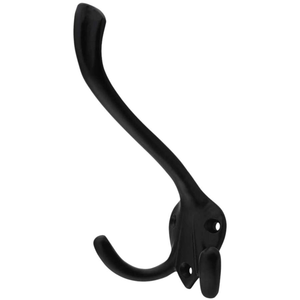 Elegante Gancho Doble de Metal con Acabado Cepillado, Solución de Colgado Resistente y Duradera - Product Image 4