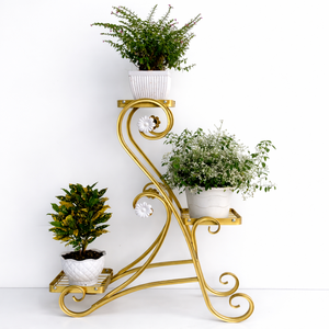 Supports de plantes en fer forgé robustes pour pots de fleurs, jardin, patio, balcon et décoration paysagère commerciale - Product Image 5